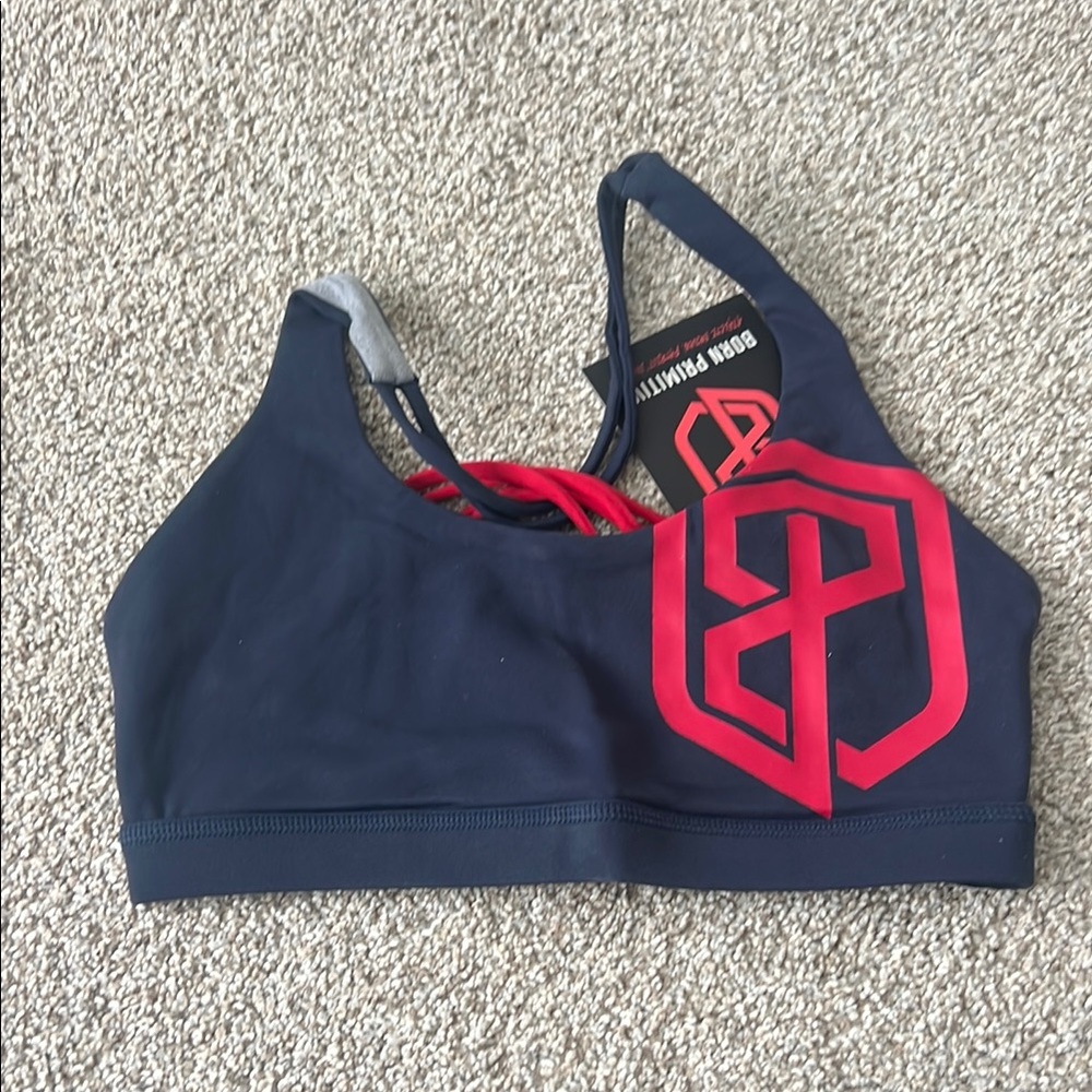 Born Primitive Navy and Red Sports Bra